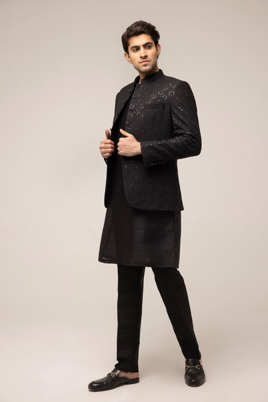 BLACK APPLEAQUE PRINCE COAT