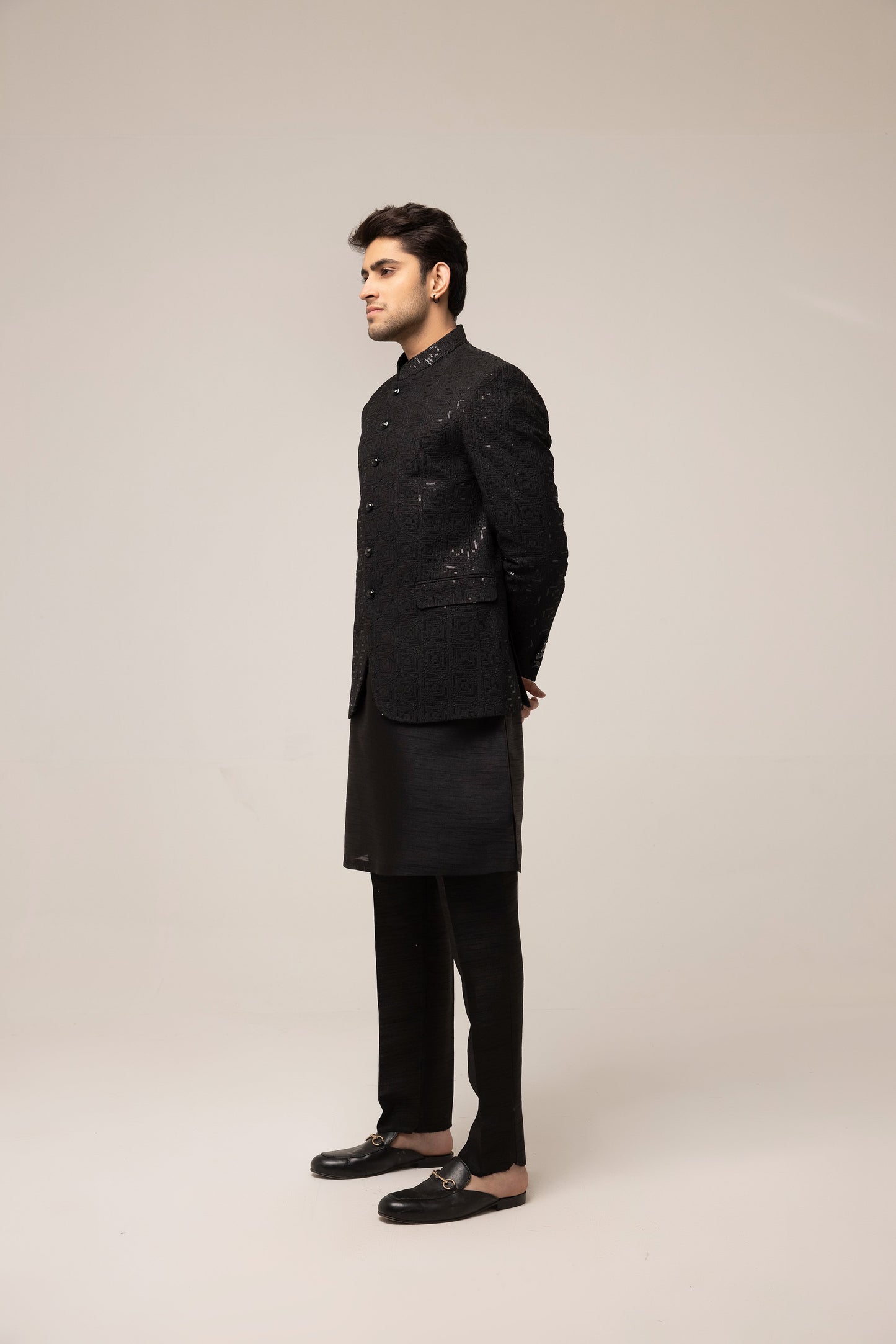 BLACK APPLEAQUE PRINCE COAT